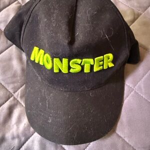 Disney Black Cap with Neon Green Embroidery